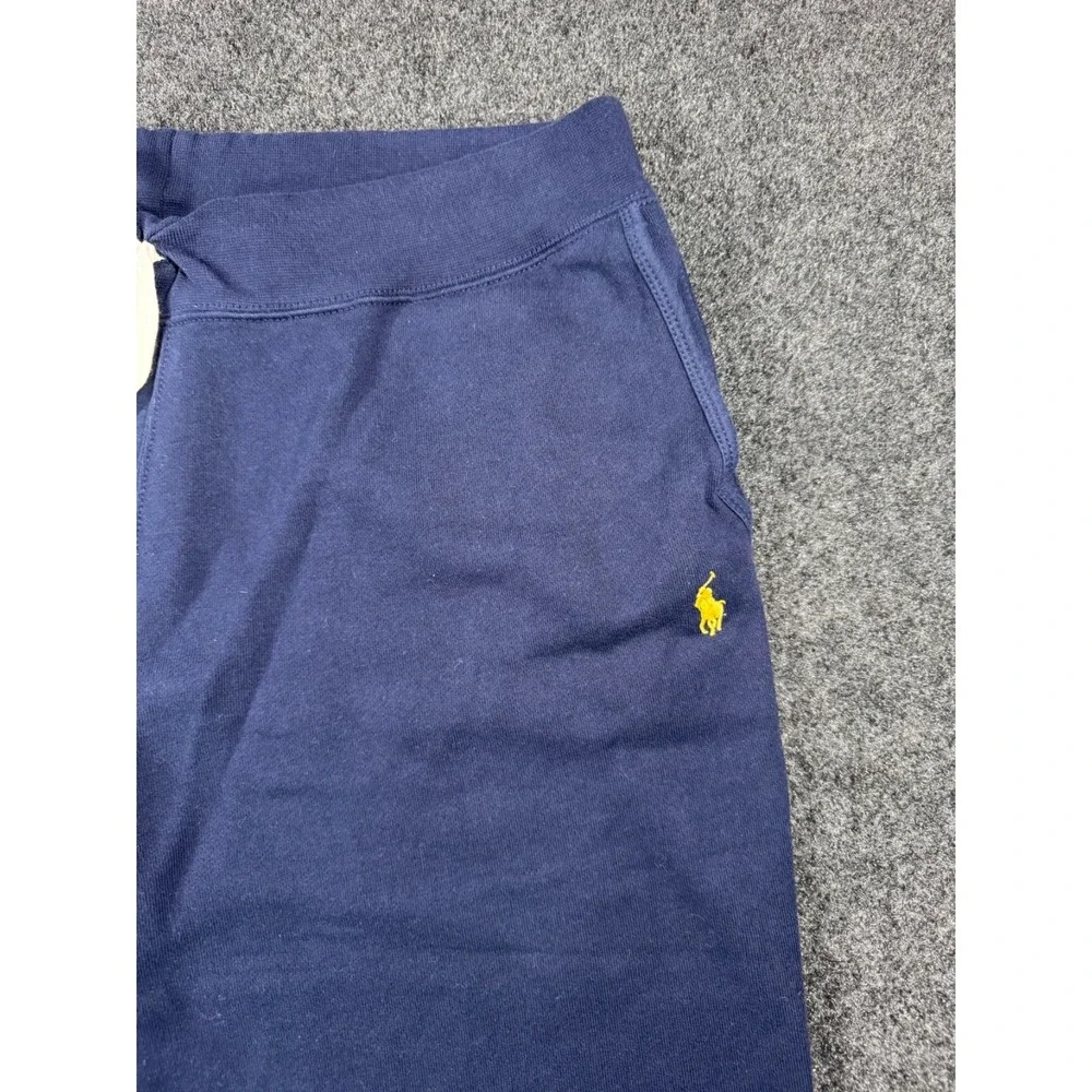 Polo Ralph Lauren Mens Large Navy Blue Sweatpants Joggers Pony Drawstring